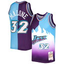 NBA ジャズ カール・マローン ユニフォーム Mitchell & Ness(ミッチェル&ネス) メンズ パープル (MNC NBA SPLIT SWINGM...