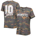 NFL ペイトリオッツ マック・ジョーンズ Tシャツ Majestic（マジェスティック） レディース カモフラ (Women's Camo Boyfriend N&N Top)