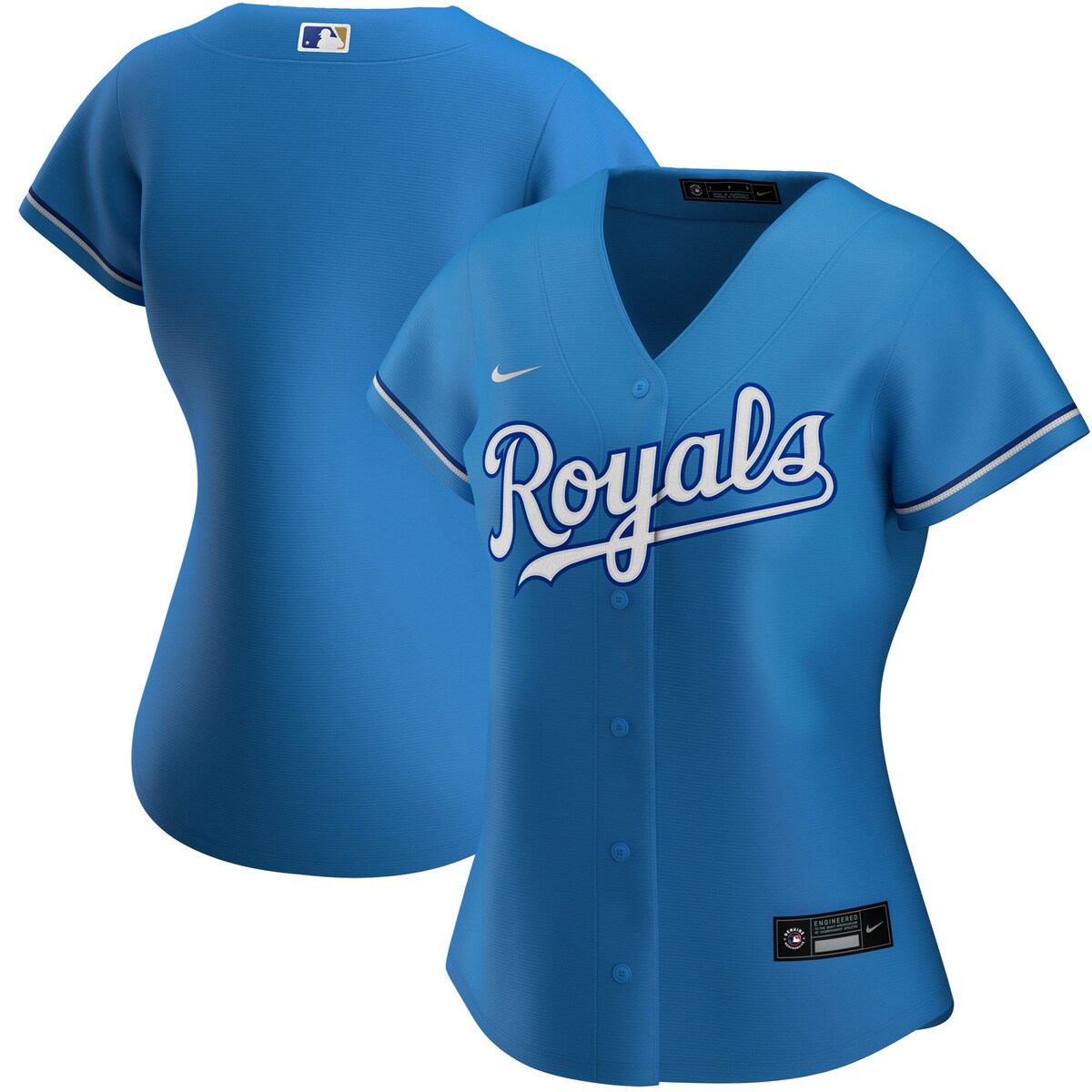 MLB ロイヤルズ レプリカ ユニフォーム Nike ナイキ レディース ライトブルー (Women's Nike Official Replica Jersey)