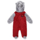 NFL バッカニアーズ ロンパース Outerstuff アウタースタッフ ベビー レッド 22 Newborn Game Nap Teddy Fleece Bunting Pram 