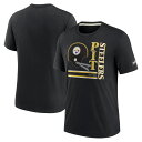 【公式グッズ】NFL スティーラーズ Tシャツ Nike/ナイキ メンズ ブラック (22 Men's Nike Triblend Logo Tee)