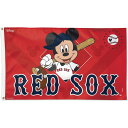 MLB レッドソックス フラッグ ウィンクラフト (1 Sided Deluxe 3x5' Flag - NEW adds)