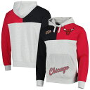 NBA ブルズ パーカー Mitchell & Ness（ミッチェル＆ネス） メンズ ヘザーグレイ (Mens MNC SP23 Tie Breaker PO Hoodie)