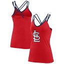 MLB カージナルス タンクトップ Fanatics（ファナティクス） レディース レッド (Women's Fanatics Branded Barrel It Up Cross Back Tank)