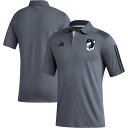 MLS ユナイテッドFC ポロシャツ Adidas(アディダス) メンズ グレイ (ADI 2024 Men's Training Polo)(4)