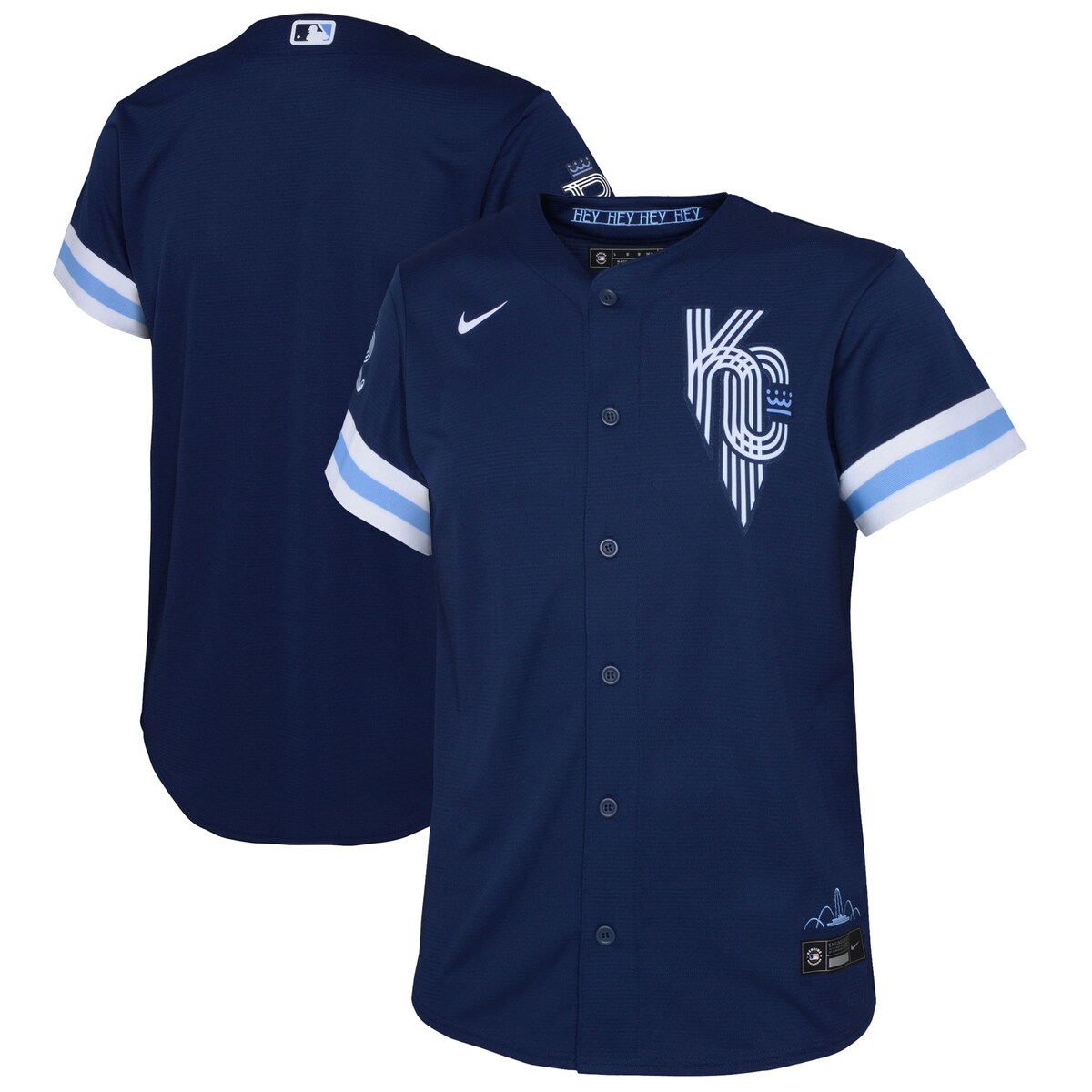 MLB ロイヤルズ シティコネクト レプリカ ユニフォーム Nike ナイキ キッズ ネイビー (Youth Nike City Connect Team Jersey - 2022)