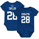 NFL コルツ ジョナサン・テイラー ロンパース Outerstuff（アウタースタッフ） ベビー ロイヤル (22 Infant 12-24 MO Mainliner Player N&N Creeper)