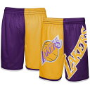 Help your kiddo sport a bold look on game day with this Mitchell & Ness Hardwood Classics Big Face 5.0 shorts. They feature a bold Los Angeles Lakers design with eye-catching team details for a spirited outfit. Plus, the mesh fabric keeps your young fan cool from tip-off to the final whistle.Inseam on size YS measures approx. 7.5''Mesh fabric with liningOfficially licensedElastic waistband with drawstringTwo side pocketsImportedMachine wash, tumble dry lowMaterial: 100% PolyesterSublimated graphicsBrand: Mitchell & Ness