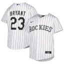 MLB ロッキーズ クリス・ブライアント レプリカ ユニフォーム Nike ナイキ キッズ ホワイト (Youth MLB Nike Offical Player Jersey)