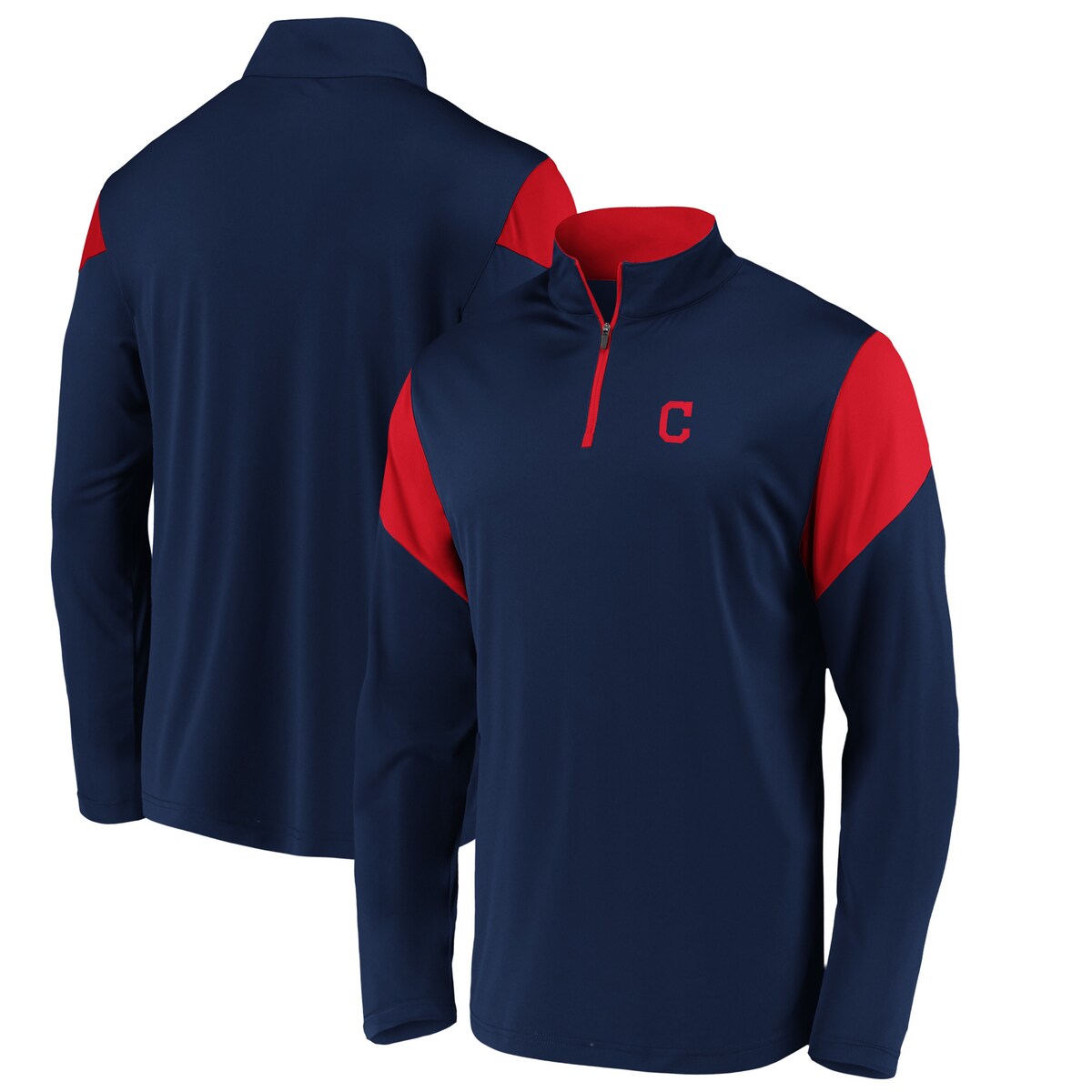 MLB CfBAX vI[o[ Fanaticsit@ieBNXj Y lCr[ (Men's HPB MLB Primary Logo Quarter Zip)