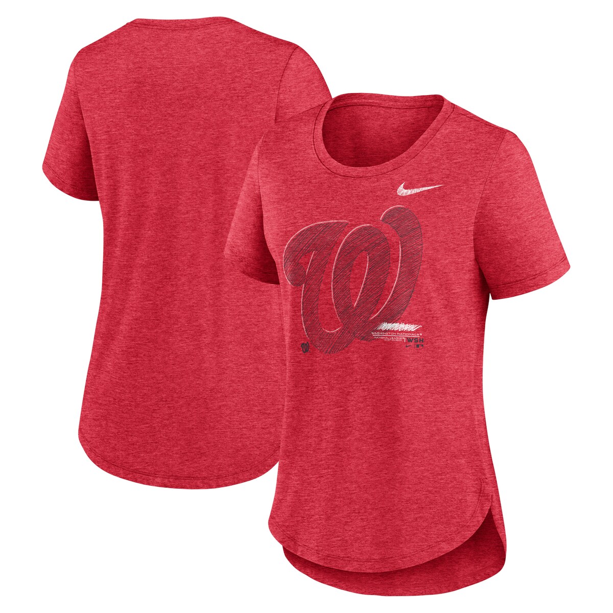 MLB iViY TVc Nike iCL fB[X wU[bh (Women's Nike Team Touch Triblend Short Sleeve Tee)