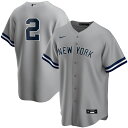 MLB ヤンキース デレク・ジーター レプリカ ユニフォーム Nike ナイキ メンズ グレイ (Derek Jeter Men's Replica Nike Jersey)