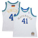 【公式グッズ】NBA マーベリックス ダーク・ノビツキー ユニフォーム Mitchell & Ness(ミッチェル&ネス) メンズ ホワイト (MNC NBA ...