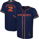 MLB アストロズ アレックス・ブレグマン レプリカ ユニフォーム Nike ナイキ トドラー ネイビー (Toddler Nike City Connect Player Jersey - 2022)