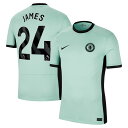 Show off your love for Chelsea with this Reece James 2023/24 Third Stadium Replica Player Jersey. This Nike jersey is inspired by the kit that your favorite team wears on match day. The Nike Dri-FIT technology will keep you cool and dry no matter where you watch The Blues this year.Jersey Color Style: ThirdMaterial: 100% PolyesterDri-FIT technology wicks away moistureOfficially licensedSublimated graphicsReplicaBrand: NikeMachine wash, line dryImportedHeat sealed graphicsShort sleeve