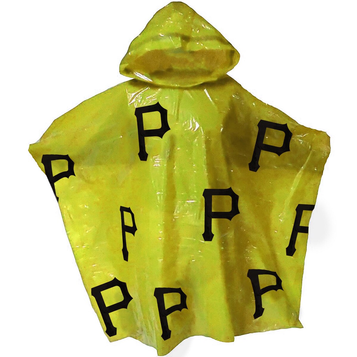 MLB パイレーツ ポンチョ ウィンクラフト イエロー IVRCV19 Logo Rain Poncho 