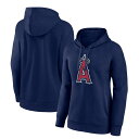 【公式グッズ】MLB エンゼルス プルオーバー パーカー Fanatics(ファナティクス) レディース ネイビー (Fanatics Branded Wome...