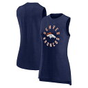 NFL ブロンコス タンクトップ Fanatics（ファナティクス） レディース ヘザーネイビー (23 Women's PRB What Goes Around Tank)