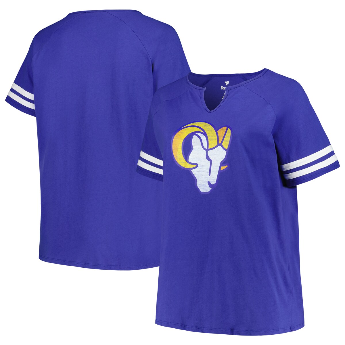 NFL Y TVc Fanaticsit@ieBNXj fB[X C (23 Plus Current Logo Notchneck SS Tee w/Sleeve Stripes)