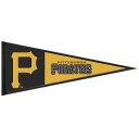 Put your die-hard Pittsburgh Pirates fandom on full display with this WinCraft 13" x 32" pennant. It features embroidered graphics of the team's logo and their name spelled out, meaning there will be no doubt about who you are rooting for on game day. Whether displayed outside, in your office or anywhere else, the durable wool fabric ensures this piece of Pittsburgh Pirates dcor will always emphasize your team spirit.Officially licensedSingle-sided designImportedBrand: WinCraftEmbroidered Fabric AppliqueWipe clean with a damp clothMaterial: 70% Wool/30% PolyesterMeasures approx. 13'' x 32''