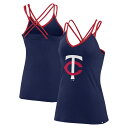 MLB ツインズ タンクトップ Fanatics（ファナティクス） レディース (Women's Fanatics Branded Barrel It Up Cross Back Tank)