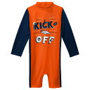 NFL ブロンコス 水着 Outerstuff（アウタースタッフ） トドラー オレンジ (23 Toddler Wave Runner LS Wetsuit)