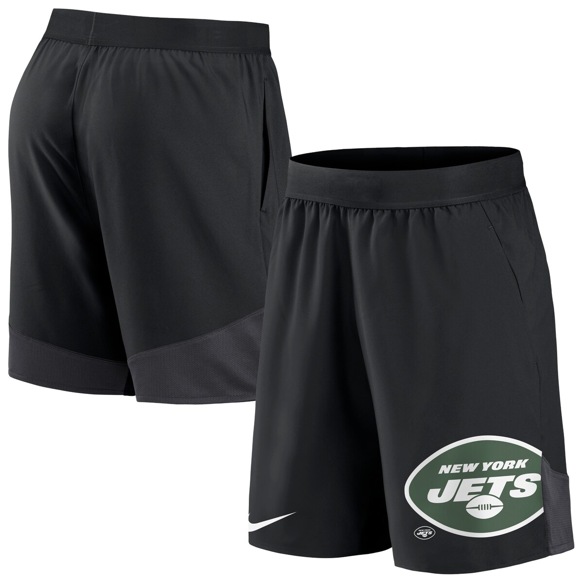 ナイキ ルームウェア メンズ NFL ジェッツ ショートパンツ Nike ナイキ メンズ ブラック (Men's NFL 23 Nike Stretch Woven Short)