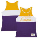 NBA レイカーズ タンクトップ Mitchell & Ness（ミッチェル＆ネス） メンズ パープル (23 NBA SPECIAL SCRIPT TANK TOP)