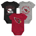 NFL カーディナルス ベビー服 セット Outerstuff（アウタースタッフ） ベビー カージナルレッド (23 Infant Born to Be 3 Piece Creeper Set)