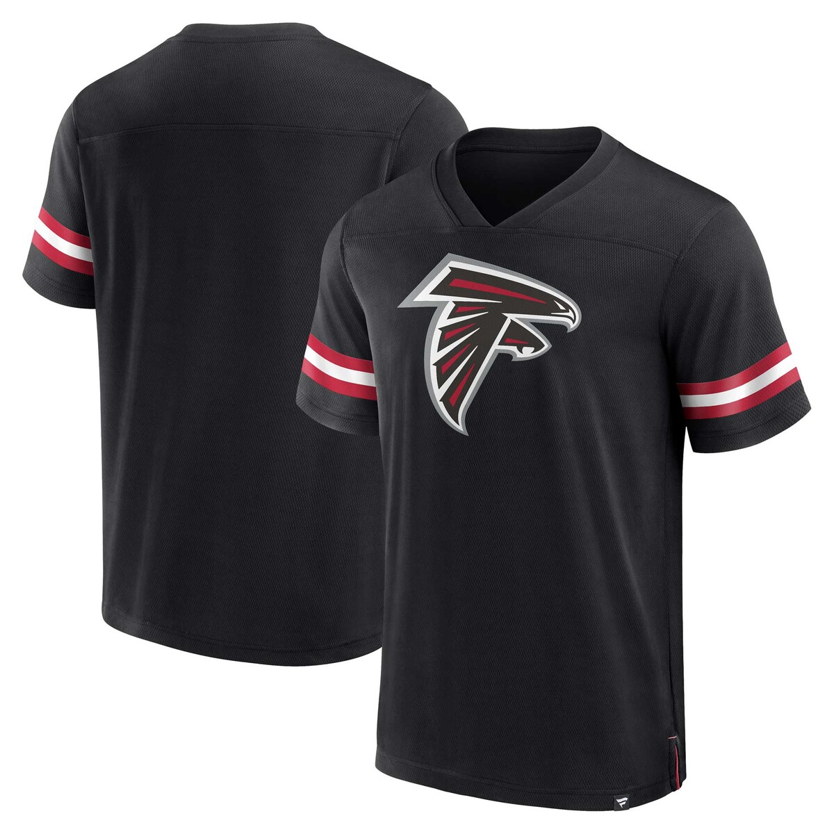 NFL ファルコンズ Vネック Tシャツ Fanatics（ファナティクス） メンズ ブラック (23 NFL MEN'S FANATICS BRANDED JERSEY TACKLE SST)