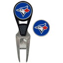 【公式グッズ】MLB ブルージェイズ ゴルフ用品 ウィンクラフト (CVX Ball Mark Repair Tool & 2 Ball Markers)(4)