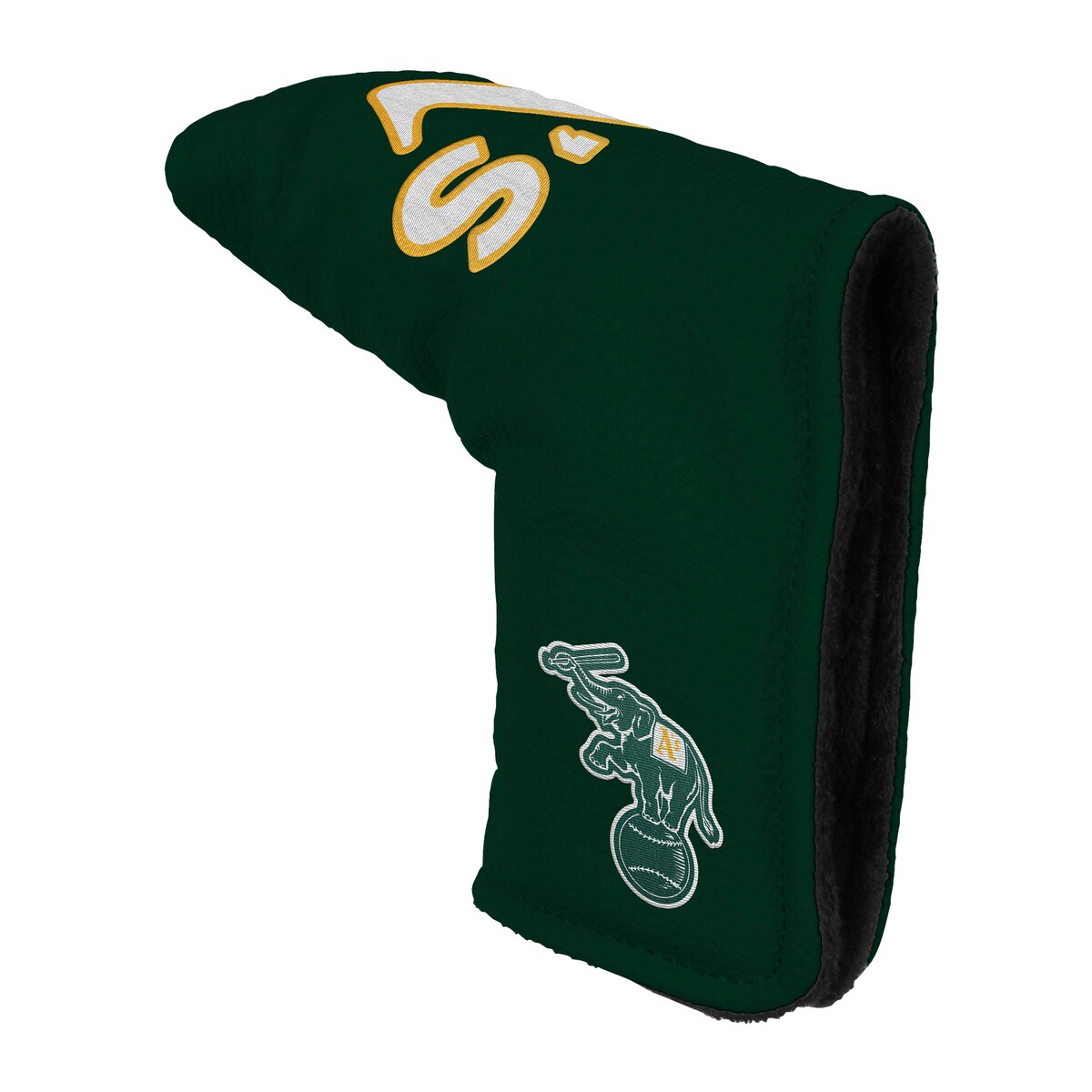 Showcase your devout Oakland Athletics fandom out on the green with this blade putter cover from WinCraft. On top of shielding your club against minor scratches and dints, it features bold Oakland Athletics graphics others can't miss while you're playing a round of 9 or 18.Fits most standard blade puttersEmbroidered graphicsSurface washableImportedOfficially licensedBrand: WinCraft