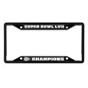 NFL チーフス カー用品・カーアクセサリー ウィンクラフト (NFL SB 57 Champs Metal Laser Cut License Plate Frameout)