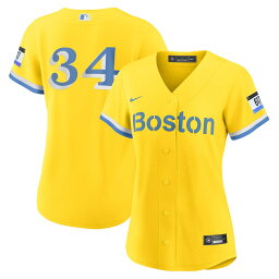 MLB レッドソックス デビッド・オルティス レプリカ ユニフォーム Nike ナイキ レディース ゴールド (Women's Nike City Connect Replica Player Jersey)