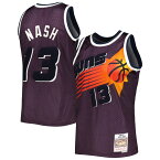 NBA サンズ スティーブ・ナッシュ ユニフォーム Mitchell & Ness（ミッチェル＆ネス） メンズ パープル (NBA MNC OFF COURT CHENILLE SWINGMAN JERSEY)