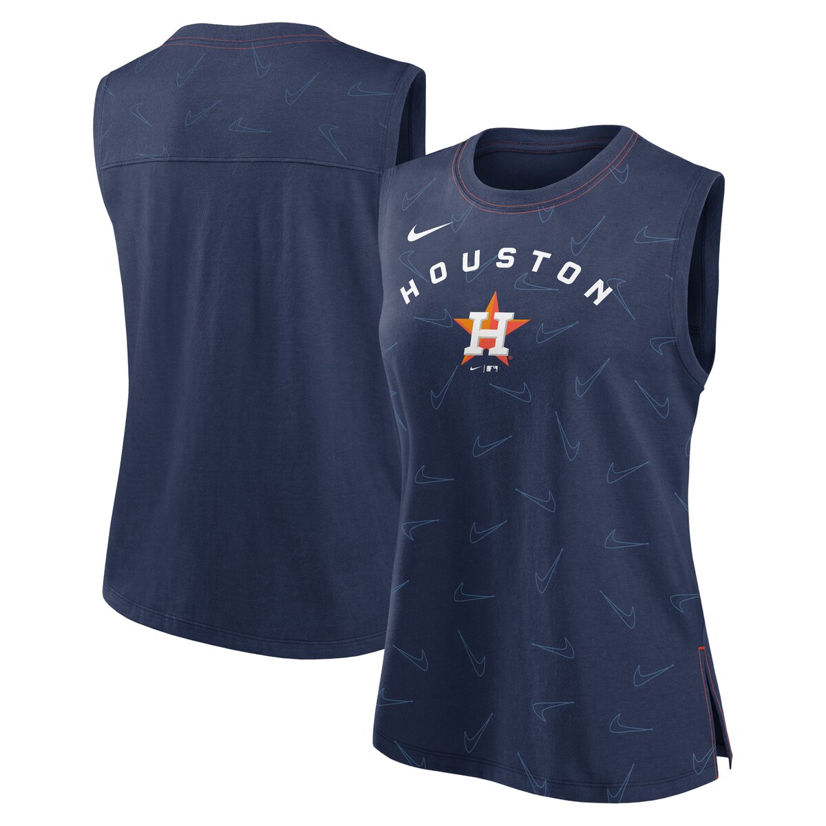 【公式グッズ】MLB アストロズ タンクトップ Nike/ナイキ レディース ネイビー (Women's Nike Muscle Play Tank)