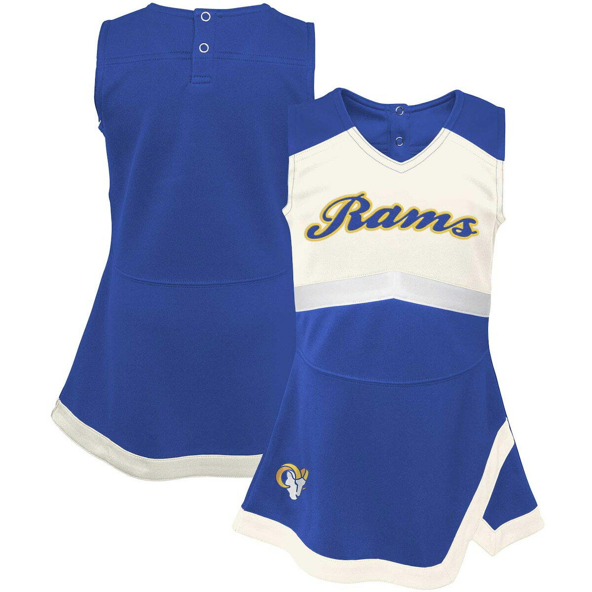 NFL ラムズ ワンピース Outerstuff（アウタースタッフ） ベビー ロイヤル (23 Infant Cheer Captain Jumper Dress)