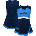 NFL タイタンズ ワンピース Outerstuff（アウタースタッフ） ベビー ネイビー (23 Infant Cheer Captain Jumper Dress)