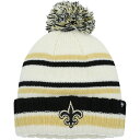 楽天Fanatics公式ストア 楽天市場店NFL セインツ ニット帽 '47 キッズ クリーム （NFL Youth Driftway Cuff Pom Knit）