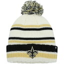 【公式グッズ】NFL セインツ ニット帽 '47 /フォーティーセブン キッズ クリーム (NFL Youth Driftway Cuff Pom Knit)