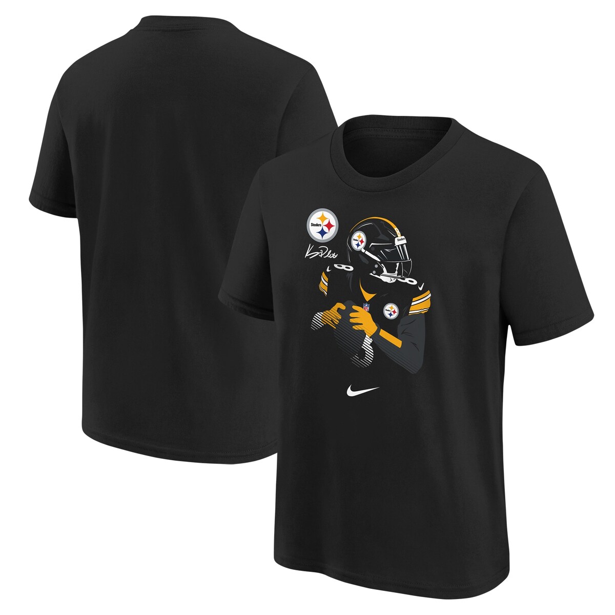 【公式グッズ】NFL スティーラーズ ケニー・ピケット Tシャツ Nike ナイキ キッズ ブラック (Youth 8-20 Nike Local Player SST)