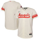 【公式グッズ】MLB エンゼルス レプリカ ユニフォーム Nike ナイキ トドラー クリーム (Toddler Nike City Connect Team ...