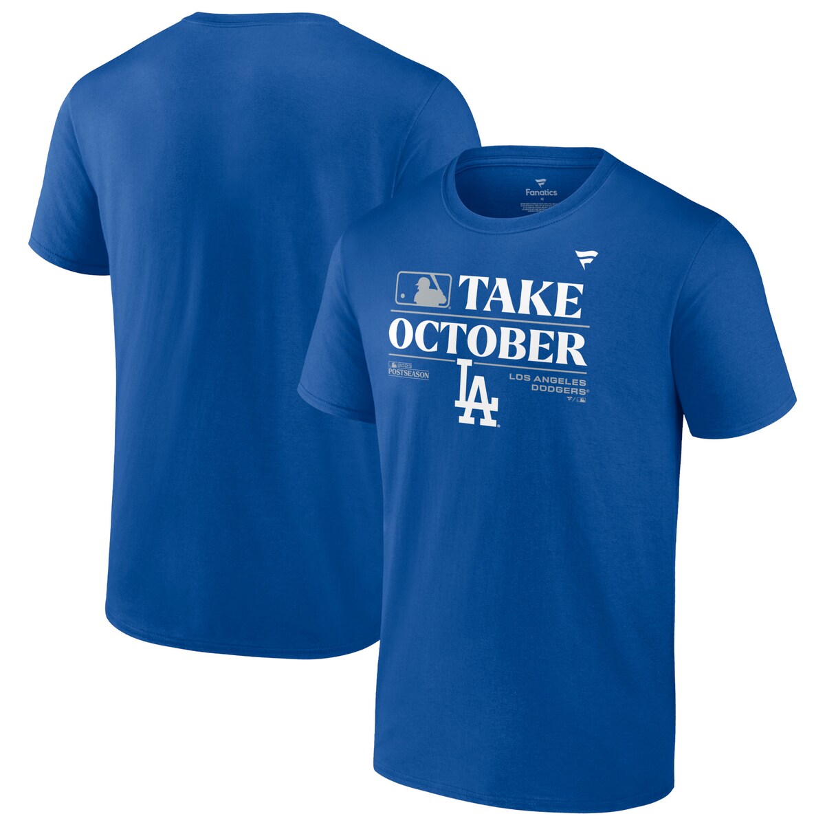 MLB ドジャース Tシャツ Fanatics（ファナティクス） キッズ ロイヤル (POSTSEASON PARTICIPANT LR TEE)