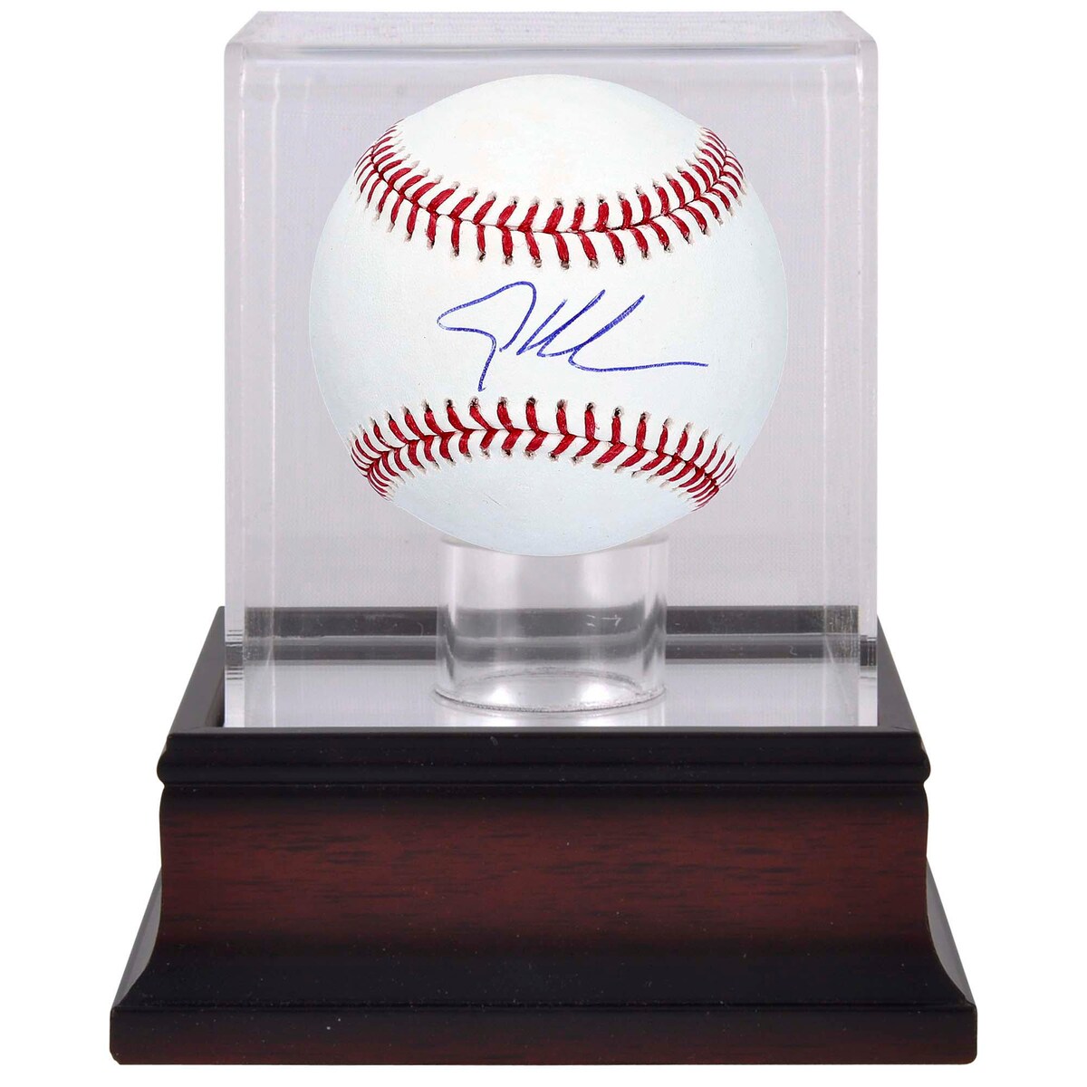 Autographed by Adley Rutschman, this Baseball & Mahogany Baseball Display Case is ready to boost your Baltimore Orioles memorabilia. Featuring an official team design, this baseball is an essential keepsake for any Baltimore Orioles fan. It showcases Adley Rutschman's distinct signature on the ball to provide a noteworthy piece to your collection.Officially licensedObtained under the auspices of the Major League Baseball Authentication Program and can be verified by its numbered hologram at MLB.comSignature may varyHand-signed autographBrand: Fanatics AuthenticIncludes an individually numbered, tamper-evident hologram