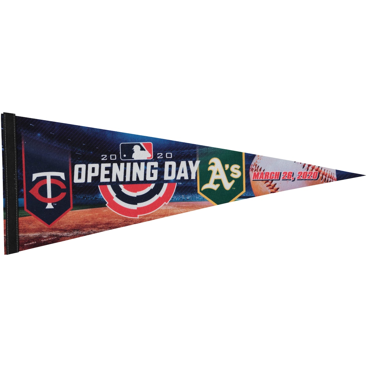 MLB AX`bNX yig EBNtg (IVRCV19II Wincraft 12x30 2020 Opening Day Pennant)