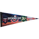 【公式グッズ】MLB アスレチックス ペナント ウィンクラフト (IVRCV19II Wincraft 12x30 2020 Opening Day Pennant)