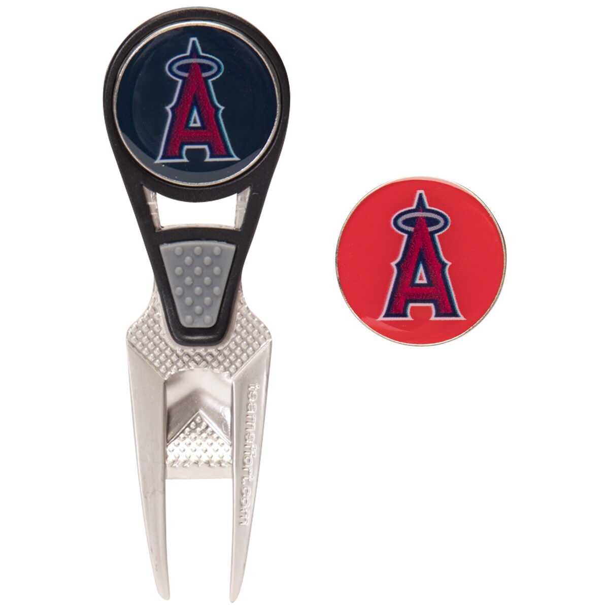 【公式グッズ】MLB エンゼルス ゴルフ用品 ウィンクラフト (CVX Ball Mark Repair Tool & 2 Ball Markers)