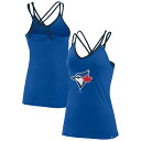 MLB ブルージェイズ タンクトップ Fanatics（ファナティクス） レディース ロイヤル (Women's Fanatics Branded Barrel It Up Cross Back Tank)