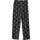 【公式グッズ】NFL レイダース ルームウェア Outerstuff キッズ ブラック (23 Youth Team Colored Printed PJ Pant)