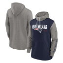 NFL ペイトリオッツ プルオーバー パーカー Nike ナイキ メンズ ネイビー (23 NFL FANGEAR Men 039 s Nike Fashion Color Block Hoodie)